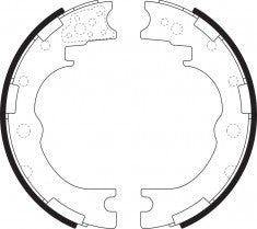 NIBK, Brake Shoes, 46530-87304-000, FN0039, DAIHATSU