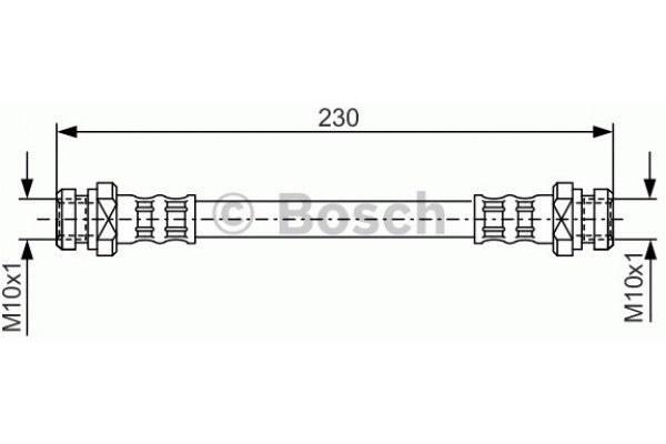สายเบรค BOSCH, MB857567, 1 987 432 017, MITSUBISHI (020787)