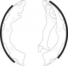 ผ้าเบรก, NIBK, S910-1616, FN0617, FMSI (017405)