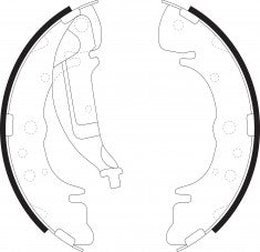 NIBK, Brake Shoes, BS1782, FN0581, BENDIX AUS