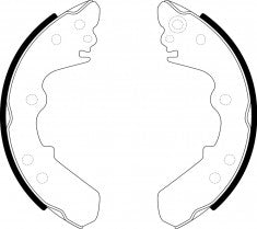 ผ้าเบรก, NIBK, NN-4027, FN4452, AKEBONO (017570)