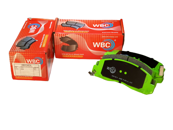 WBC Brake Pad, Semi-Metallic, D2052, 04465-36010, Toyota Coaster