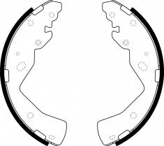 ผ้าเบรก, NIBK, BS5023, FN3413, BENDIX AUS (017341)