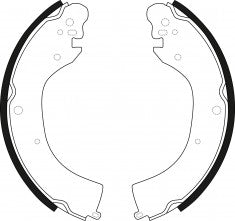 NIBK, Brake Shoes, 24545658, FN0688, CHEVROLET