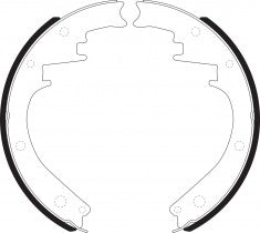NIBK, Brake Shoes, S473-2073T, FN11097, FMSI
