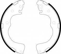 ผ้าเบรก NIBK, NR-3575, FN3402, AKEBONO (018057)