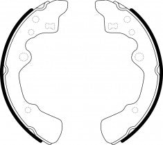 ผ้าเบรก NIBK, NR-3537, FN3372, AKEBONO (018029)