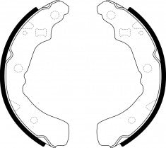 NIBK, Brake Shoes, BS1606, FN0020, BENDIX AUS