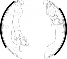 NIBK, Brake Shoes, 71739596, FN0561, FIAT