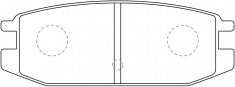 NIBK Brake Pad A-200K PN3152 for Toyota Corolla