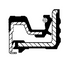 Shaft Seal, crankshaft, CORTECO, OEM 51015016012, Article number 0 1 0 1 6 6 8 8 B, MAN (102888)